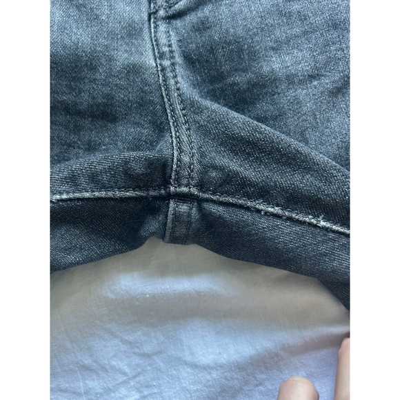 Levi’s Wedgie Skinny Jeans 29 | Dark Gray | High Rise Button Fly | Raw Hem - Picture 10 of 10